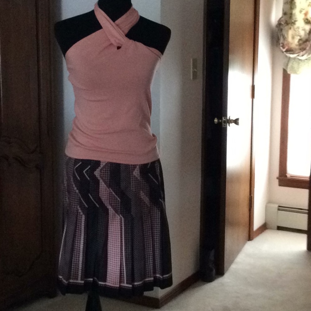 Eli Tahari sweater and skirt set